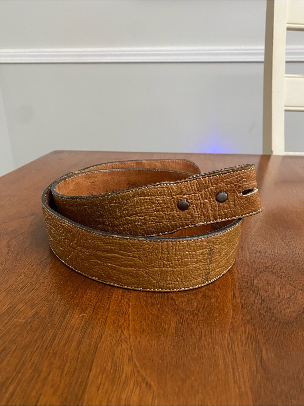 Vintage Tony Lama Western Leather Belt - 34